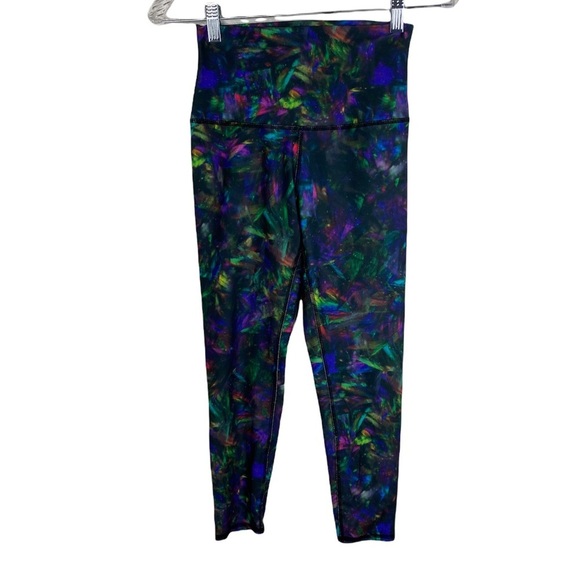 Flexure Body Wear Cosmic Multicolor Athletic Workout High Rise Leggings Small - Picture 2 of 12